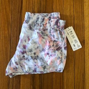 Tie-dye athletic shorts